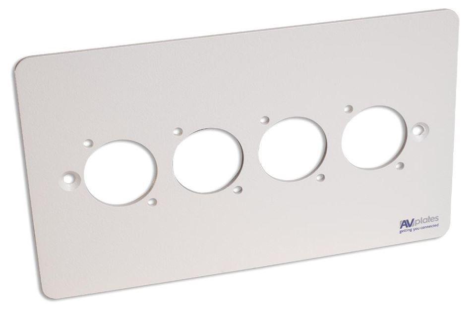 2 Gang 4x D-Shell Wall Plate