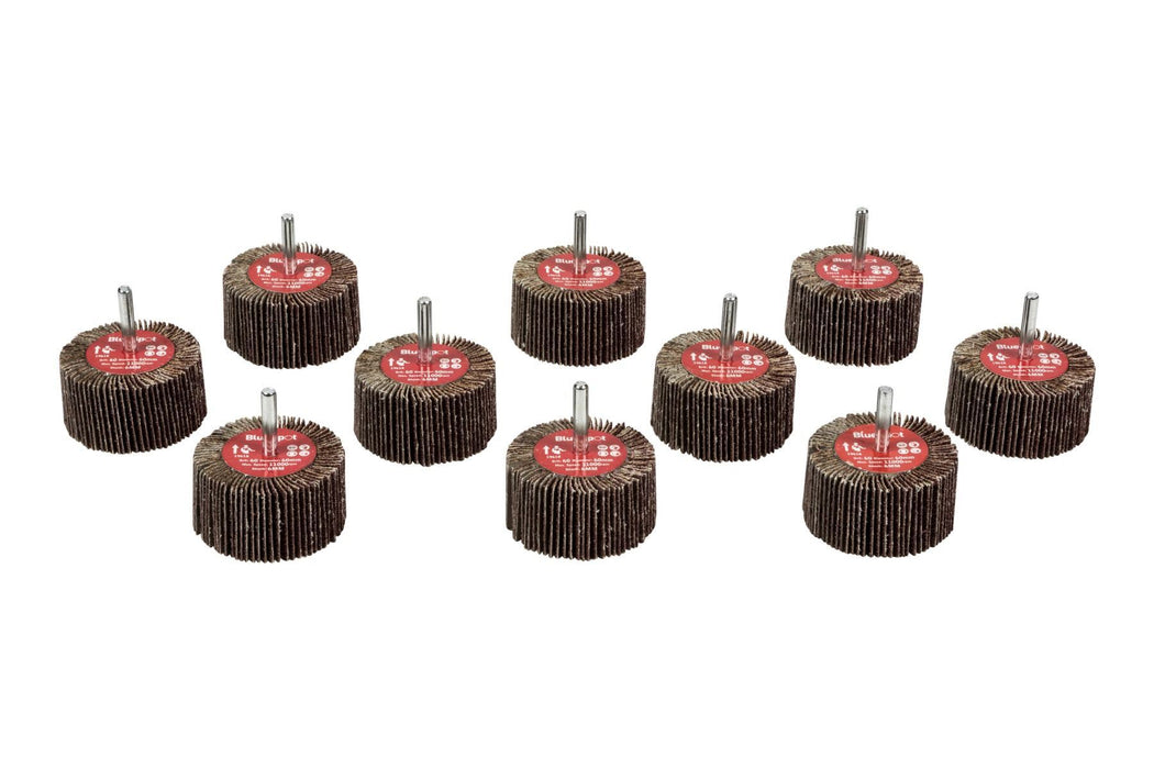 60mm Flap Wheels In Box - 10 Piece