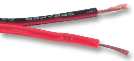 Loudspeaker Cable Red/Black 2x 0.57mm² OFC 100m Reel