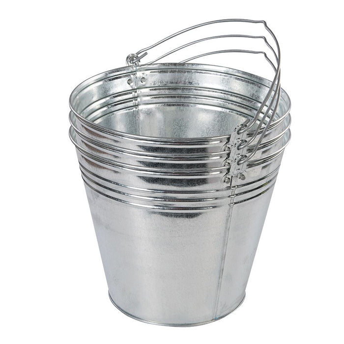 Galvanised Bucket 3pk - 14Ltr