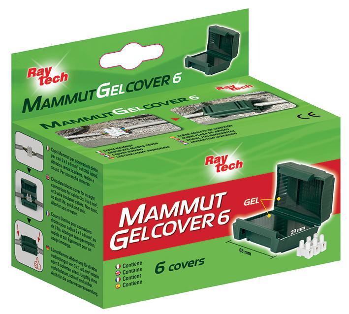 32A Mammut Green Gel Cover Connection Boxes - 3 Core (Pack of 6)