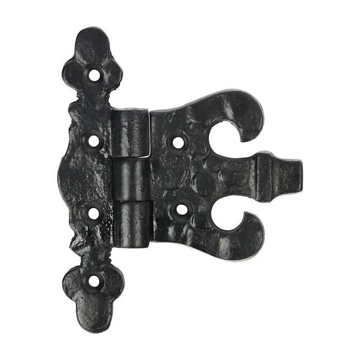 Pair of Unequal Hinges - Antique Black (Size 85mm - 2 Pieces)