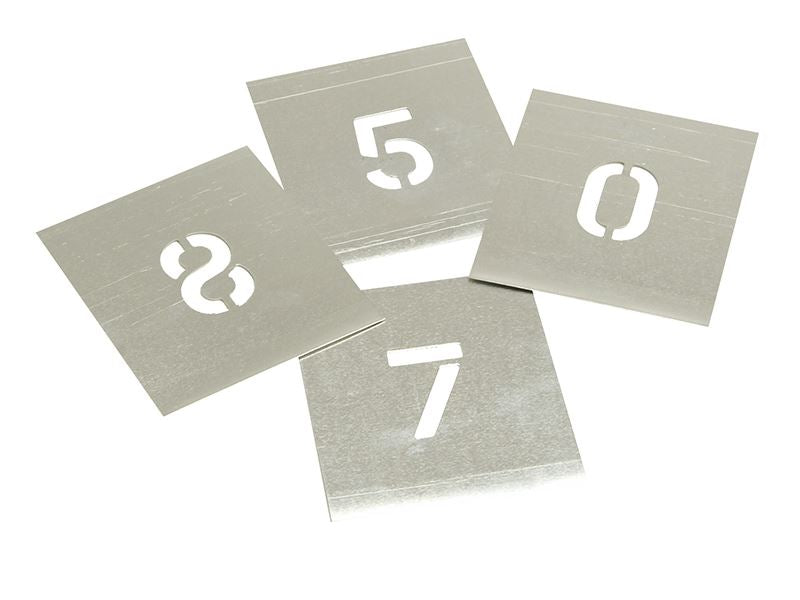 Zinc Stencil - Numbers