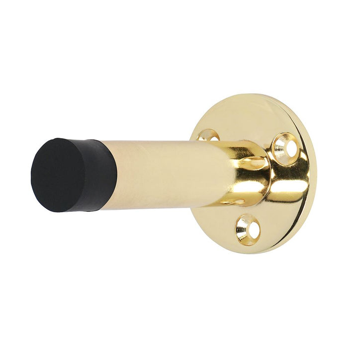 Projection Door Stop - Polished Brass (Size 70mm - 1 Each)