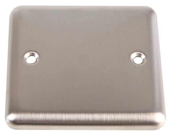 1 Gang Brushed Stainless Steel Blanking Plate