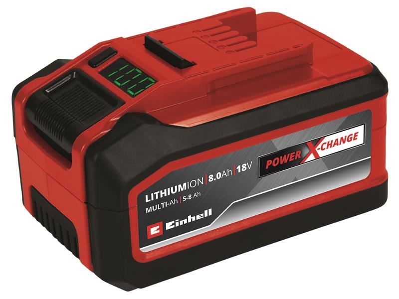 Multi-Ah Power X-Change Battery 18V 5.0-8.0Ah Li-ion