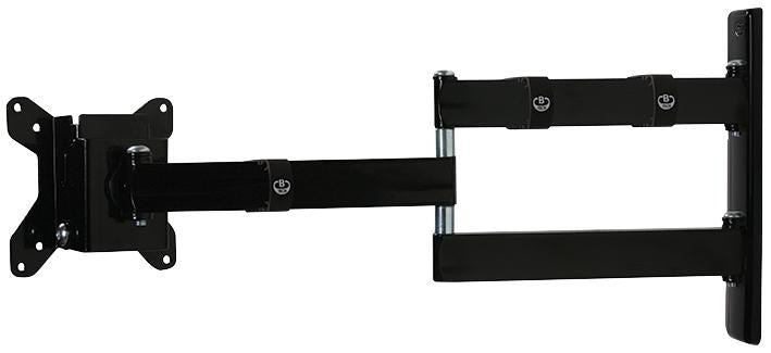 Tilt and Swivel Double Arm TV Wall Mount - Up To 28" Screen