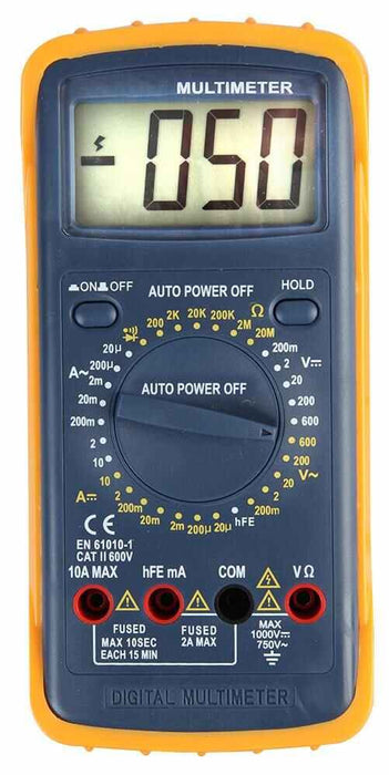 DURATOOL - 600V AC/DC Digital Multimeter