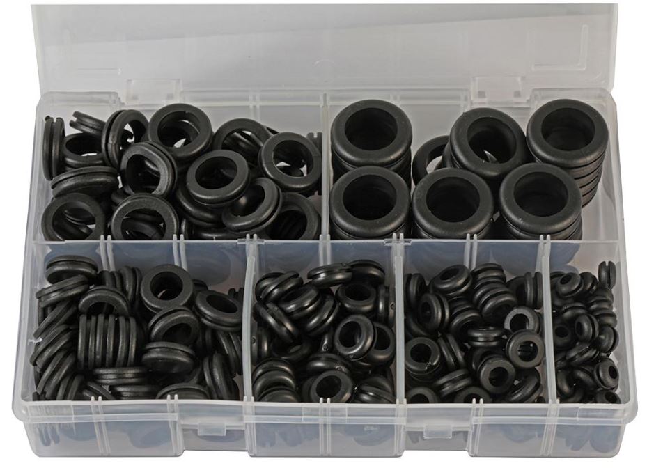 280-Piece Open Cable Grommet Kit
