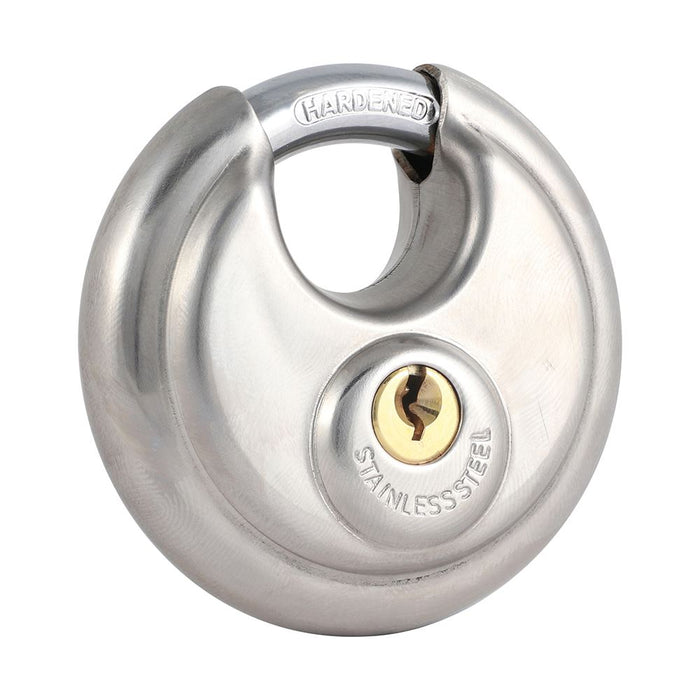 Disc Padlock - A2 Stainless Steel (Size 70mm - 1 Each)