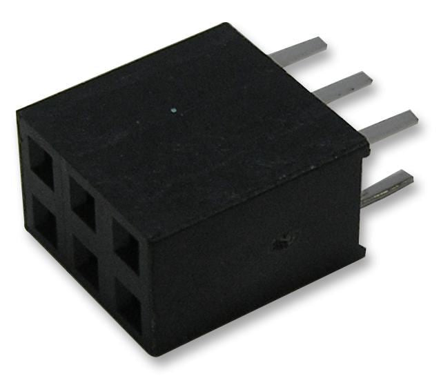 0.1" Socket 3+3 Way, 10 Pack