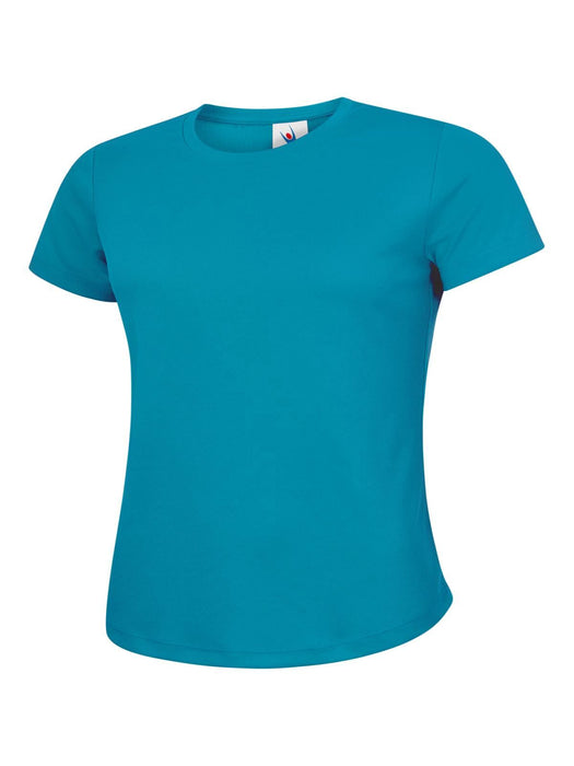 Unisex Ladies Ultra Cool T Shirt - 100% Polyester Textured Breathable Fabric with Wic