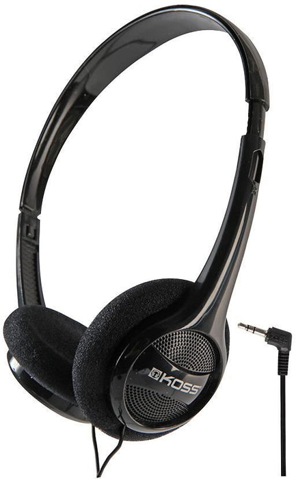 Lightweight On-Ear Headphones, Black