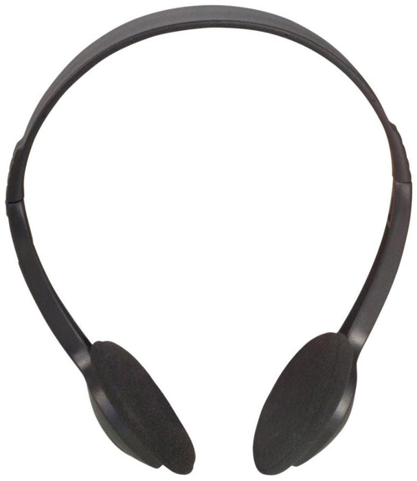 On-Ear Stereo TV Headphones, Black