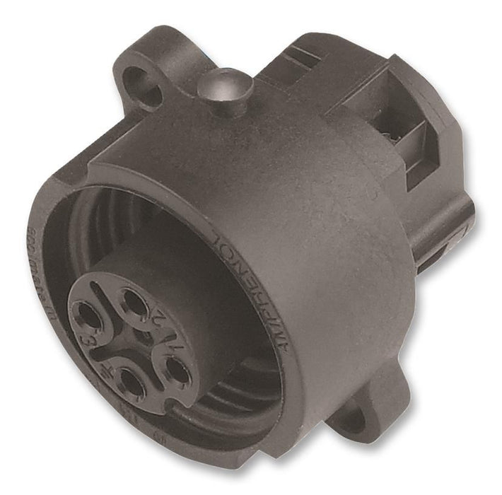 Socket, Panel, Screw, Au, 3P+E Way