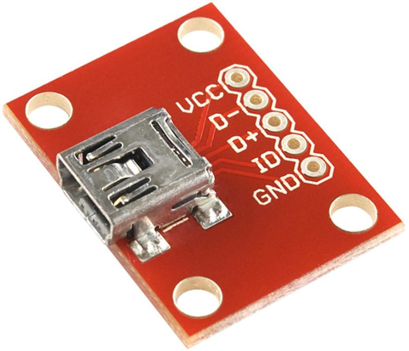 USB Mini B Breakout Board