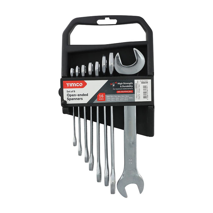 Spanner Set - Open-ended (Size 8pcs - 8 Pieces)