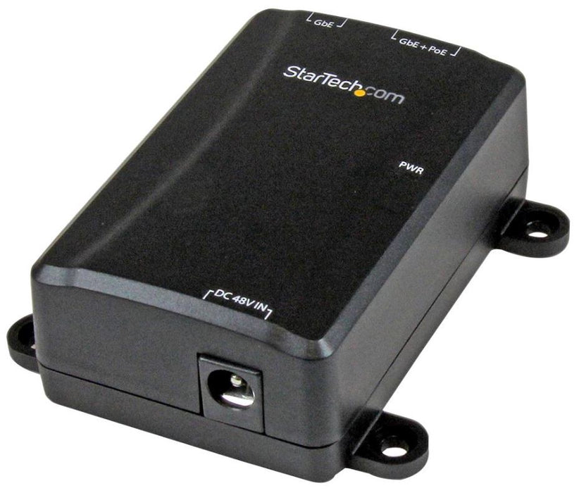 1-Port Gigabit Midspan PoE+ Injector, 802.3at and 802.3af