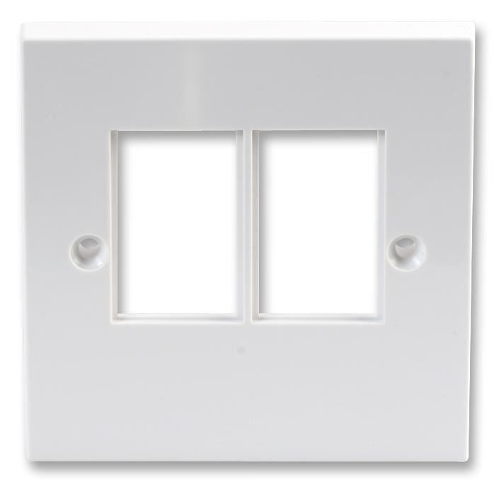 2-Way 6C Faceplate White