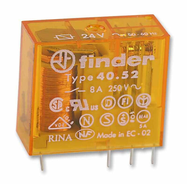 Relay, PCB 5A DPCO 24V ac