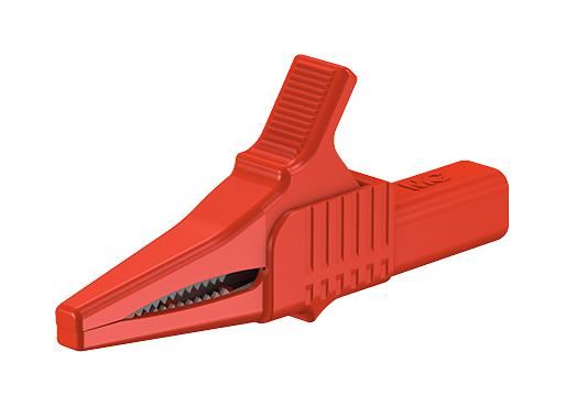 4mm Crocodile Clips in Red, 1000V/ 32A Rating