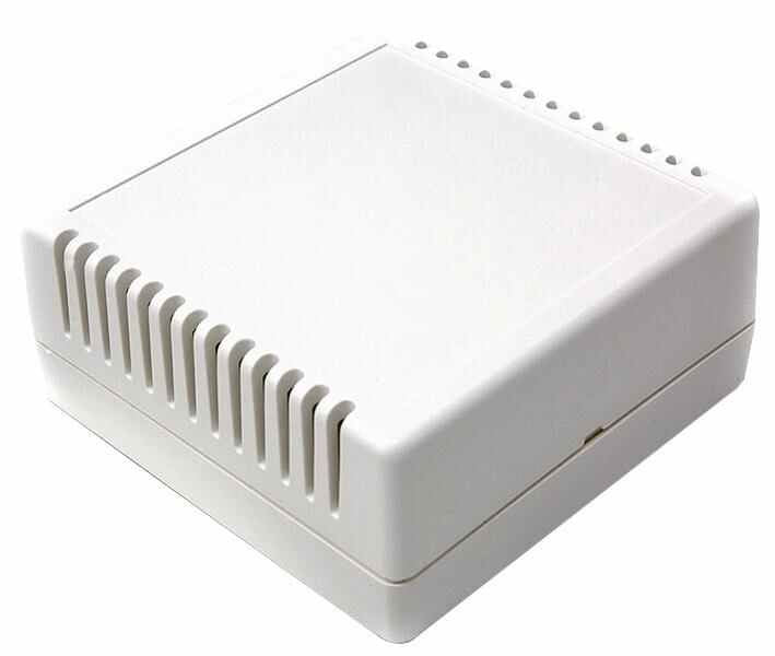 White ABS Vented Sensor Enclosure - 85x85x36mm