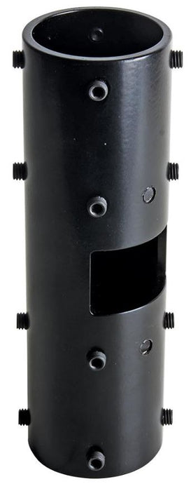 50mm System2 Ceiling Mount External Pole Joiner - Black