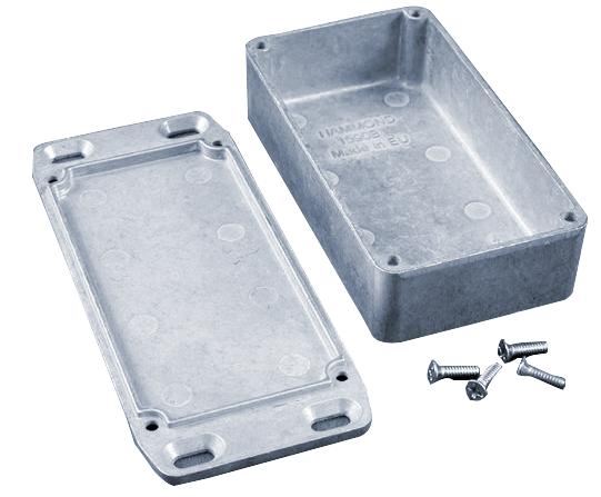 IP54 Die Cast Aluminium Instrument Enclosure with Flanged Lid