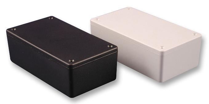 IP54 Black Flame Retardant ABS Enclosure - 110x82x41mm