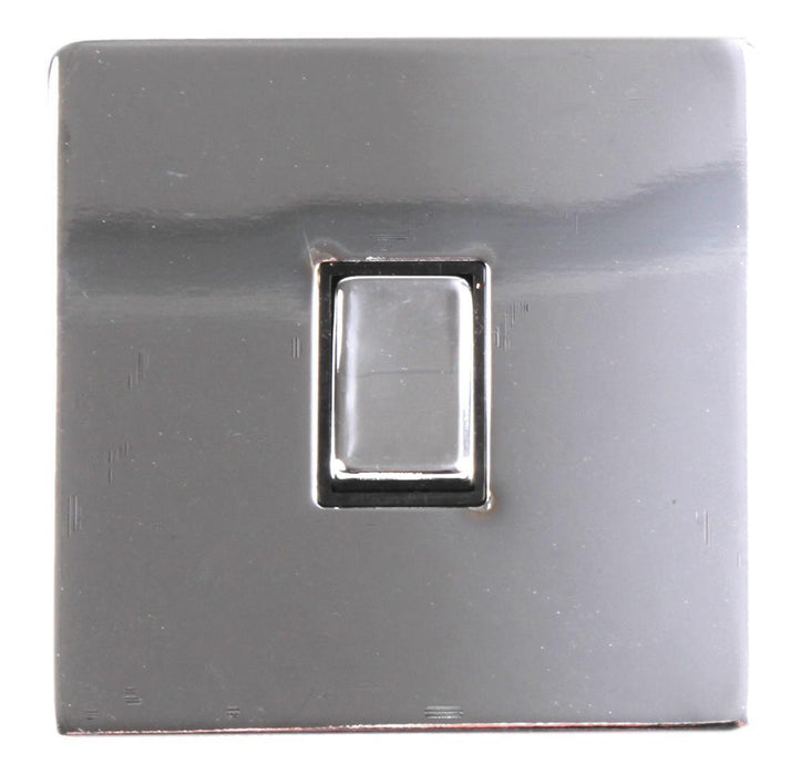 Screwless Light Switch, 2 Way, 10AX, Polished Chrome