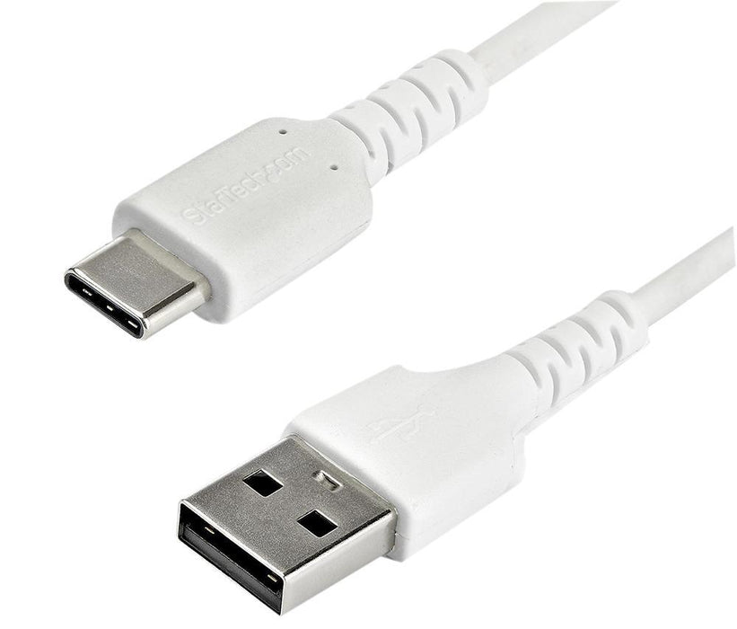 Durable TPE USB-A Plug to USB-C Plug USB 2.0 Lead, 1m