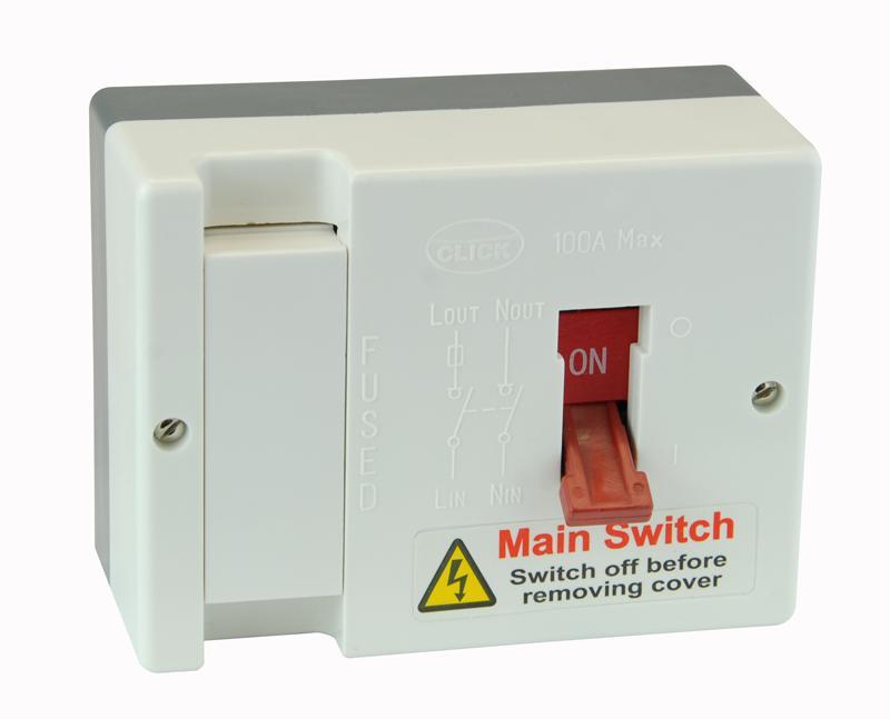 Scolmore 100A Fused Mains Switch