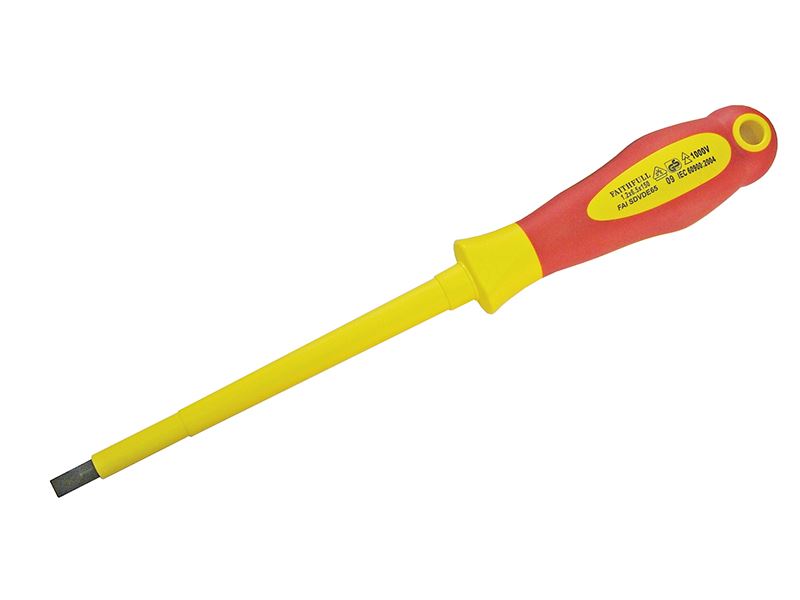 Slotted Soft Grip VDE Screwdrivers