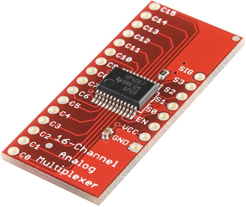 Analogue/Digital MUX Breakout Board, CD74HC4067