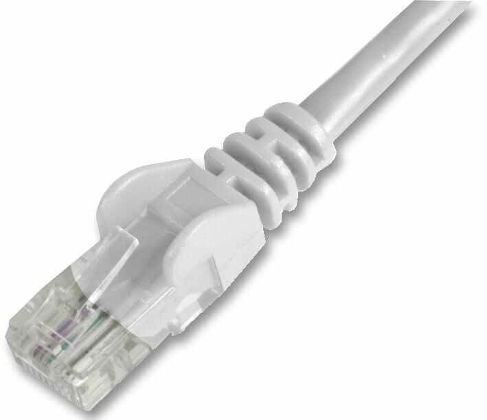 15m White Cat5e Snagless UTP Ethernet Patch Lead