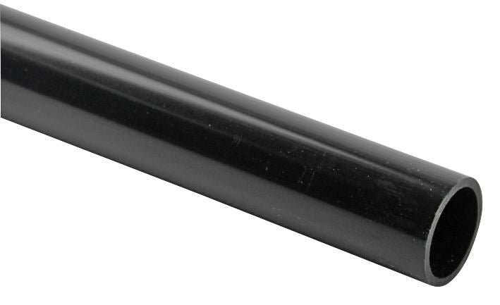 Heavy Gauge Round Conduit 25mm x 3m Black
