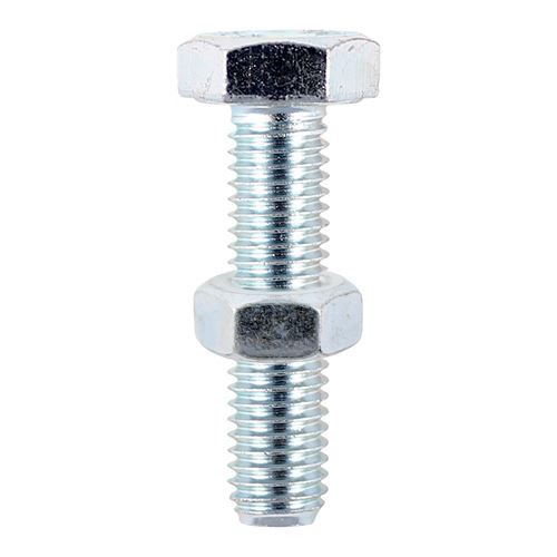 Set Screws & Hex Nuts - Fully Threaded High Tensile - Carbon Steel