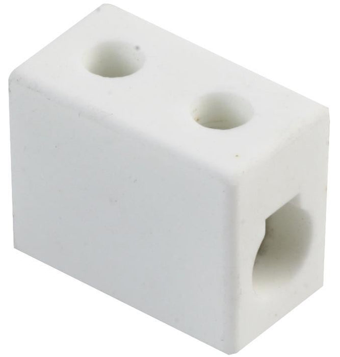 Ceramic Terminal Block, 1 Way, 30A, High Temperature