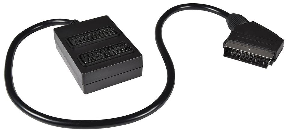 2 Way Scart Splitter Lead, 0.5m