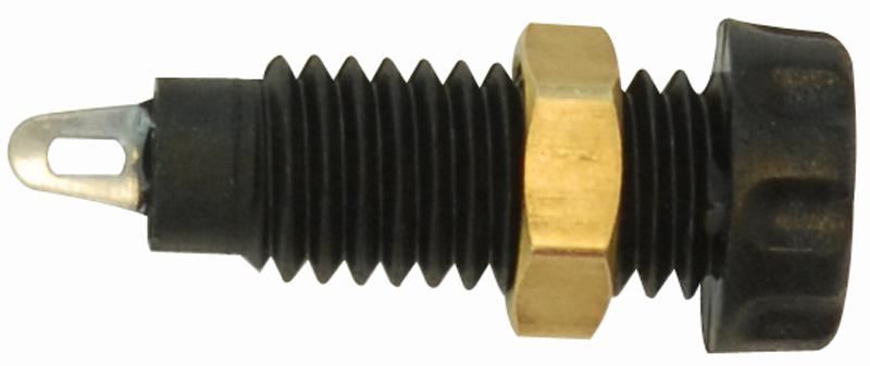 CLIFF ELECTRONIC COMPONENTS - 4mm Panel Socket Black, 10 Pack