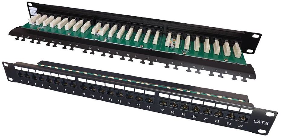 24 Port Cat6 UTP Patch Panel