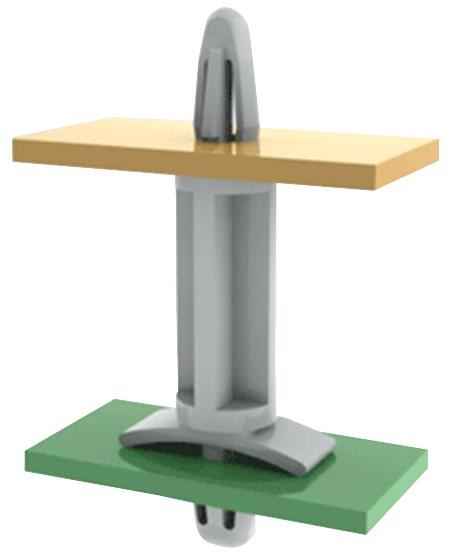 PCB Support, Locking, 6mm, 40 Pack