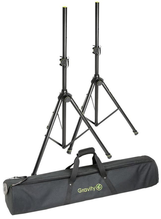 Set of 2 Aluminium Speaker Stands with Bag