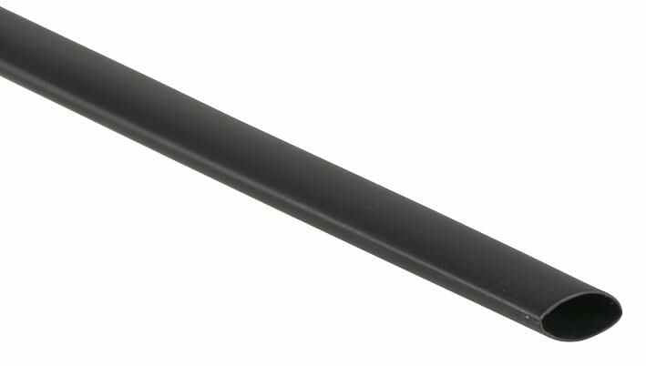 Heat Shrink Sleeve Black 2:1 Thin Wall - 10m