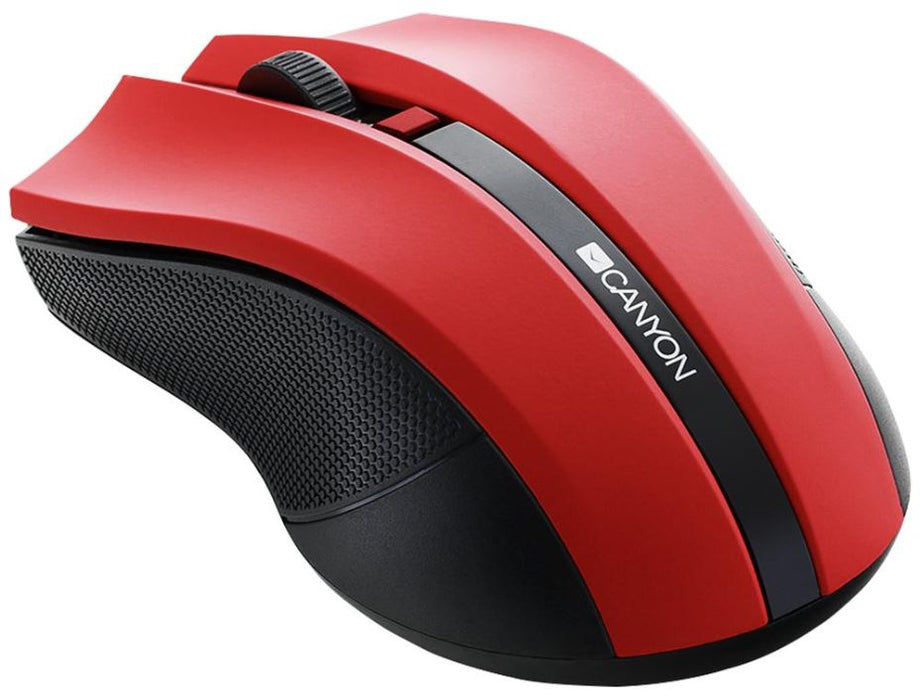 Wireless Optical Mouse, Red