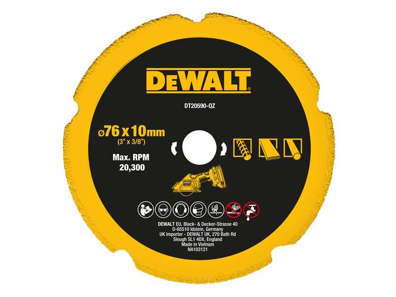 DT20590 Diamond Multi Material Blade 75mm