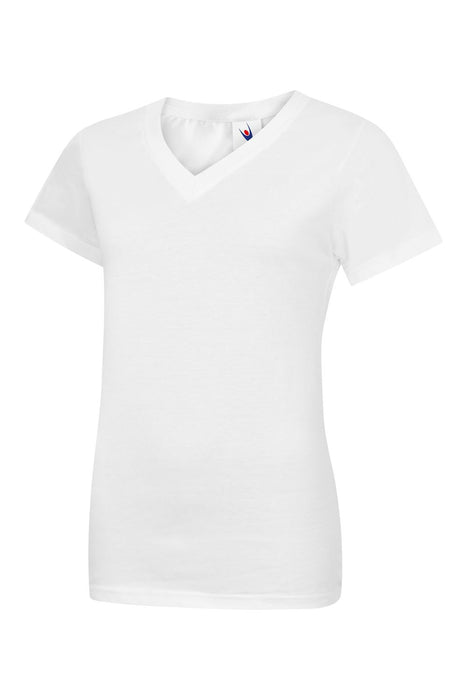 Unisex Ladies Classic V Neck T Shirt - Reactive Dyed