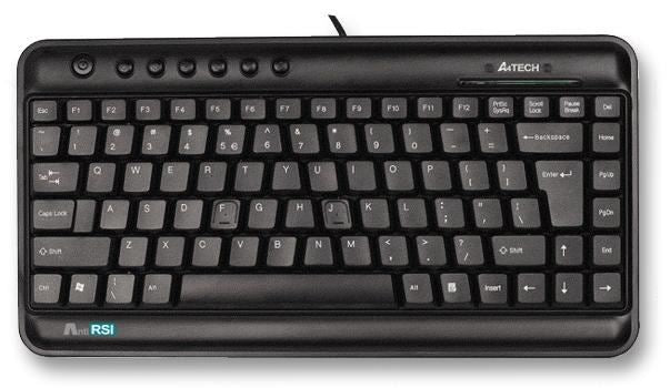 Slim Mini USB Keyboard, Black UK Layout
