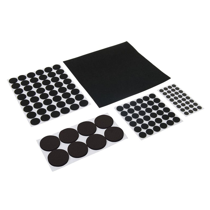 Self-Adhesive Pad Set 125pce - Black