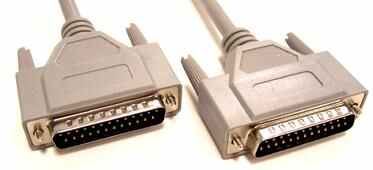 25 Pin D (DB25) Serial Male to Male Lead